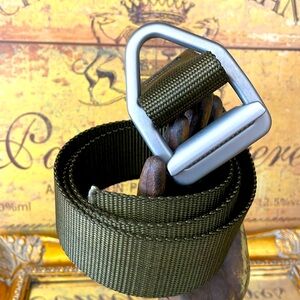 Bison Last Chance Olive GreenTactical Belt Hiking Biking Going Out Nice Looking